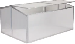 Minidrivhus sølv 120x80x57cm