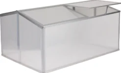 Minidrivhus sølv 120x80x57cm