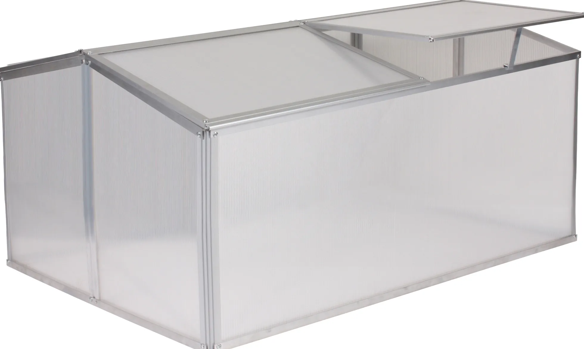 Minidrivhus sølv 120x80x57cm