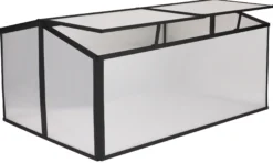 Minidrivhus sort 120x80x57cm