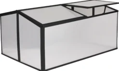 Minidrivhus sort 120x80x57cm