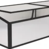 Minidrivhus sort 120x80x37cm