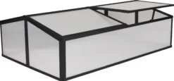 Minidrivhus sort 120x80x37cm
