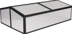 Minidrivhus sort 120x80x37cm