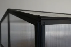Minidrivhus sort 120x80x37cm