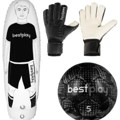 Målmandshandske til børn + Platinum Fodbold str.5 + Airdummy 180cm