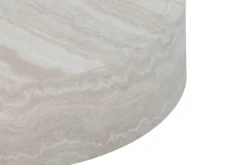 Modena beige/hvid ø80x30cm