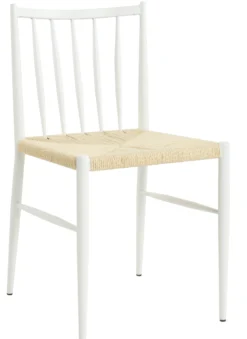 Mona med fletsæde hvid/natur