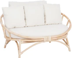 Muscat 2 pers. loungesofa hvid
