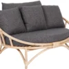 Muscat 2 pers. loungesofa mørkegrå