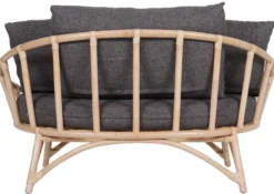 Muscat 2 pers. loungesofa mørkegrå