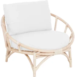 Muscat 1 pers. loungestol hvid