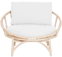 Muscat 1 pers. loungestol hvid