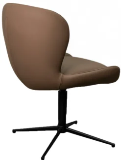 Nicklas med drejefunktion læder taupe