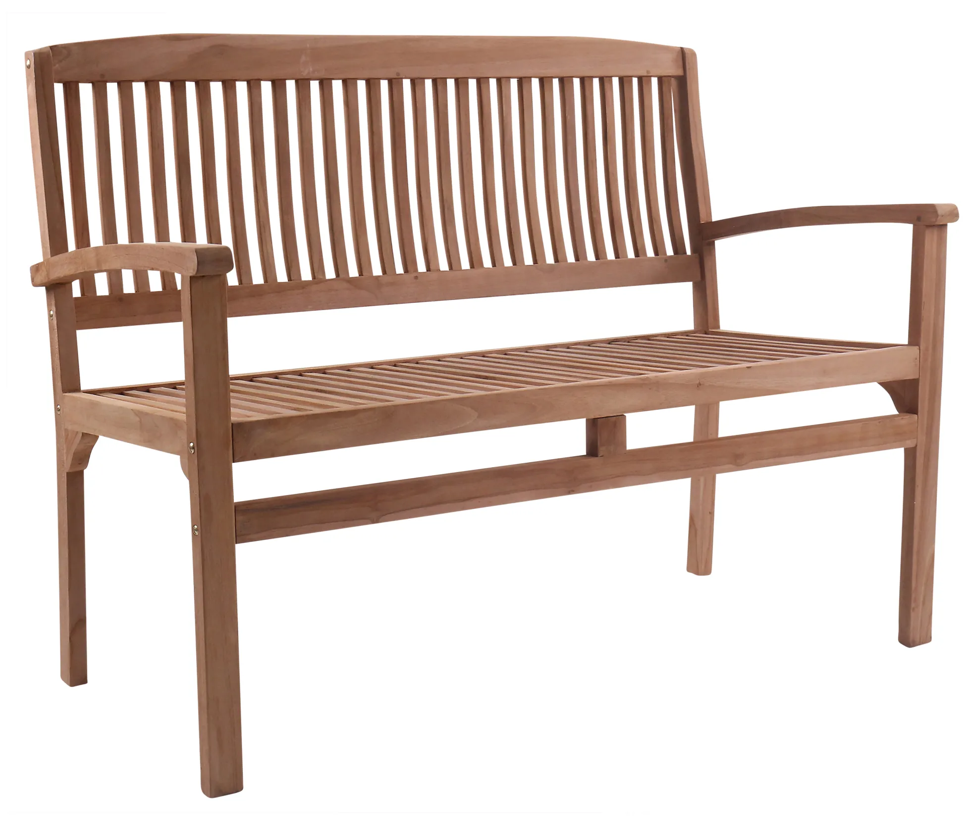 Nina bænk i teaktræ 120x54x88cm