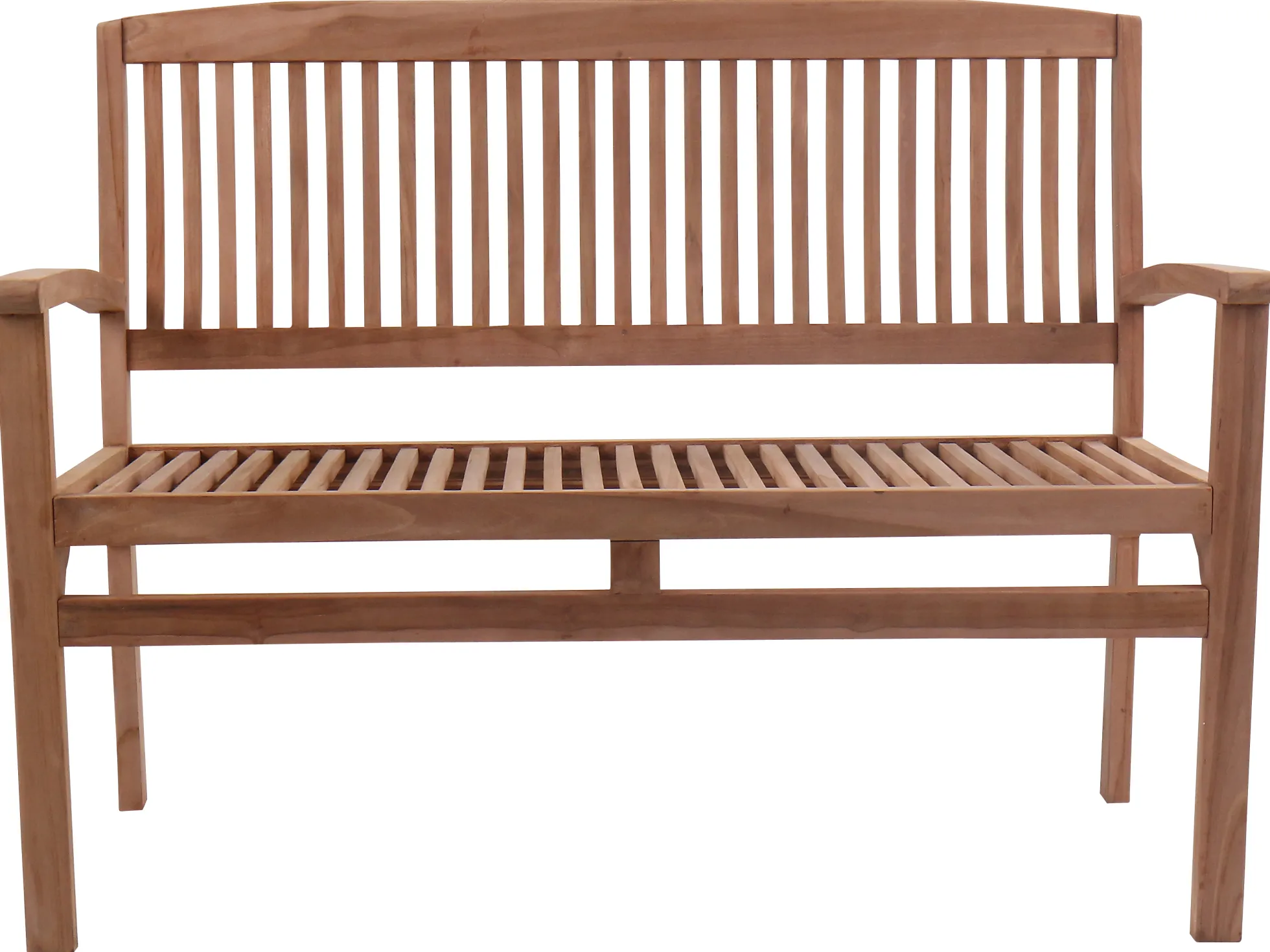 Nina bænk i teaktræ 120x54x88cm