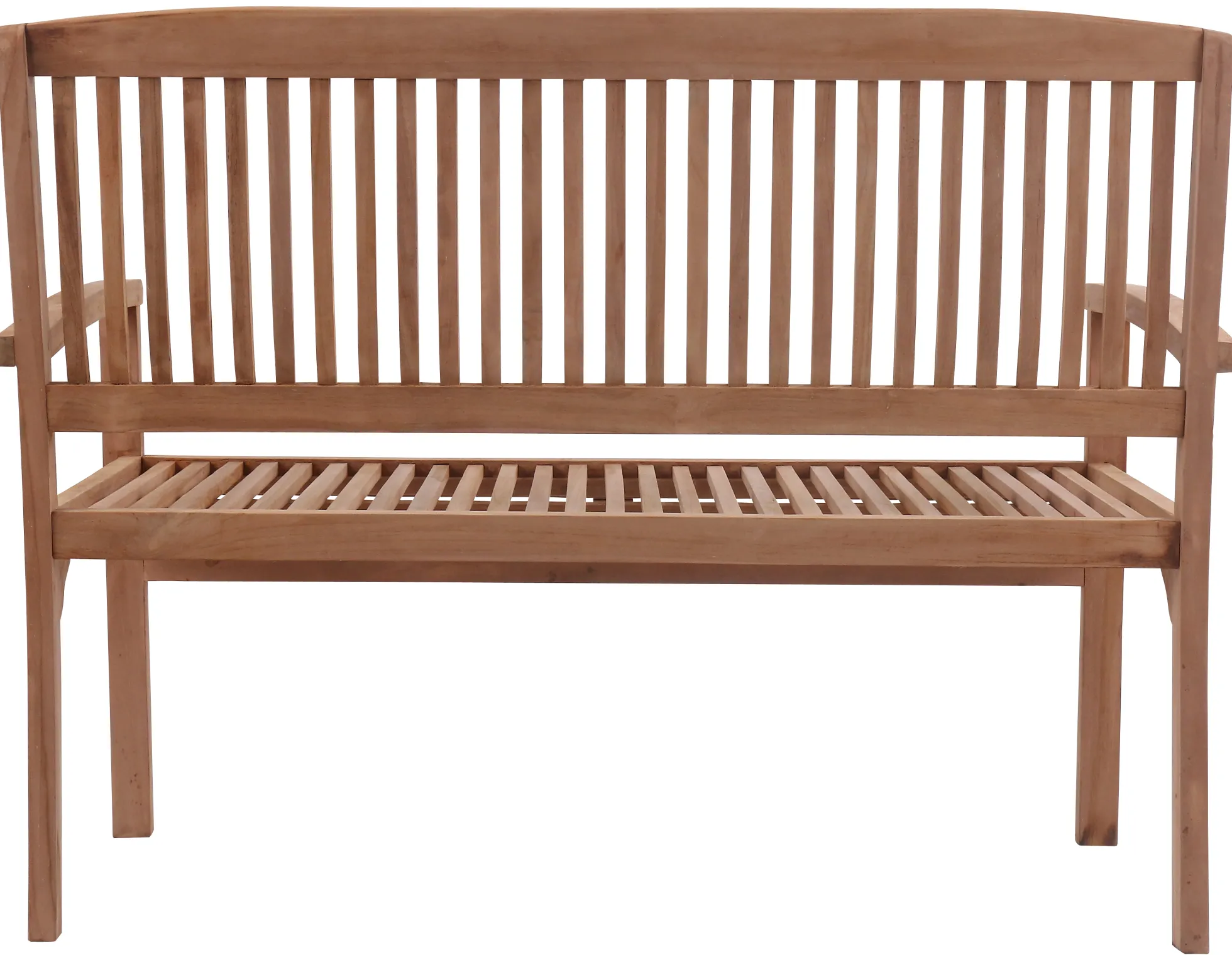 Nina bænk i teaktræ 120x54x88cm