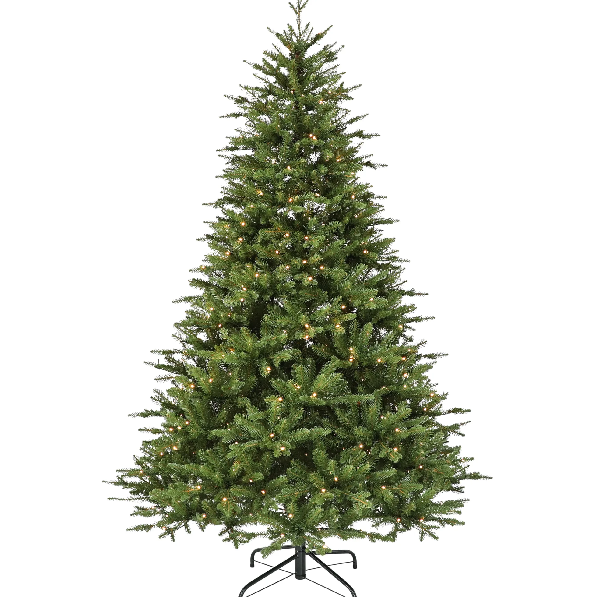 Nordisk juletræ med lys 150cm
