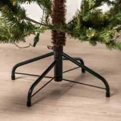 Nordisk juletræ med lys 150cm