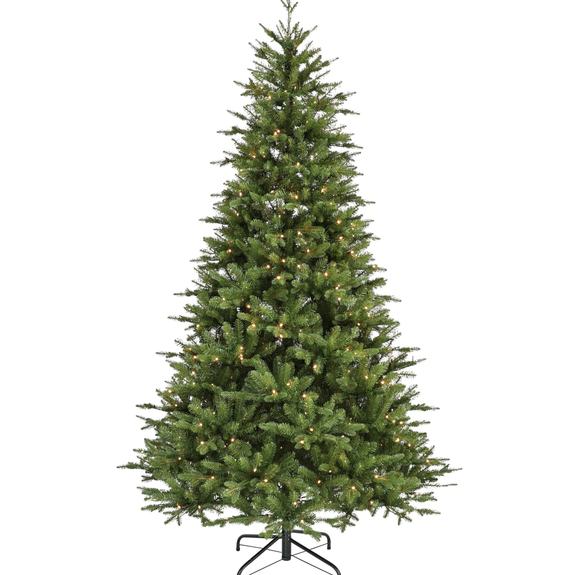 Nordisk juletræ med lys 240cm
