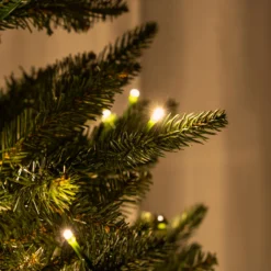 Nordisk juletræ med lys 240cm