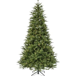 Nordisk juletræ med lys og timer 270cm