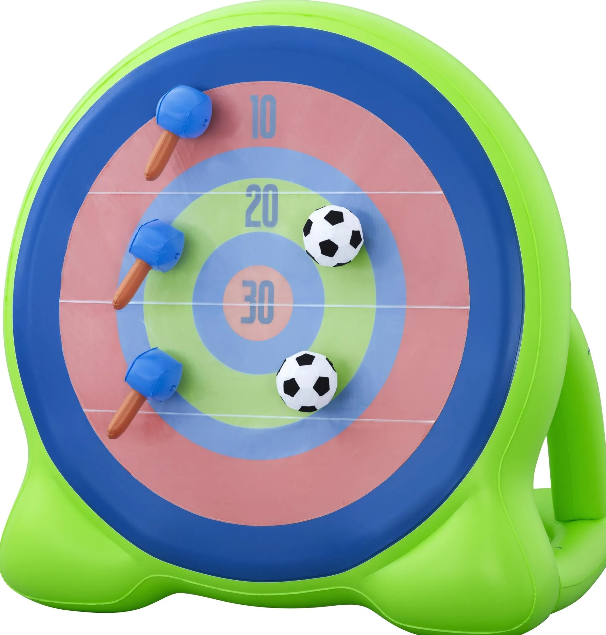 Oppusteligt dartspil 2-i-1