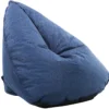 Oval sækkestol stof denim