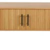Palma jalousiskab 138x40x53,5cm eg natur/sort