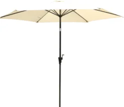 Parasol med vip beige 3m