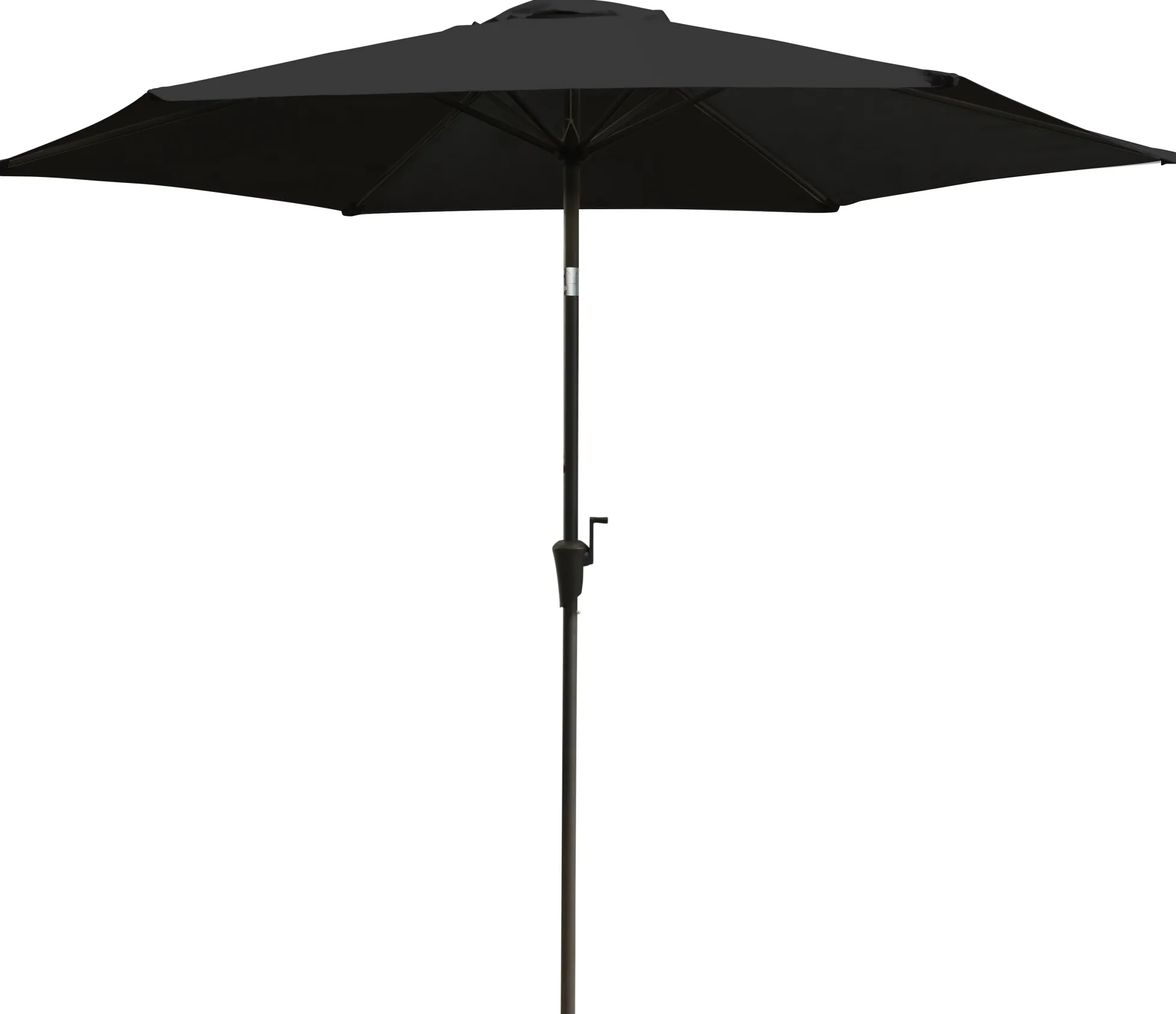 Parasol med vip sort 3m