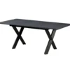 Pisa 185x90x75cm eg smoked/sort