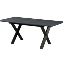 Pisa 185x90x75cm eg smoked/sort