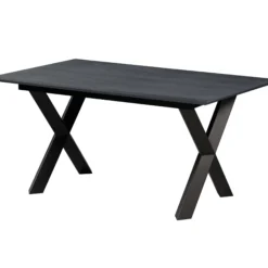 Pisa 185x90x75cm eg smoked/sort