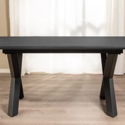 Pisa 185x90x75cm eg smoked/sort