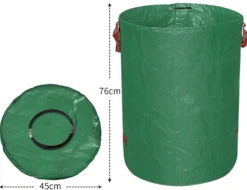 Pop-up affaldssæk grøn 120L