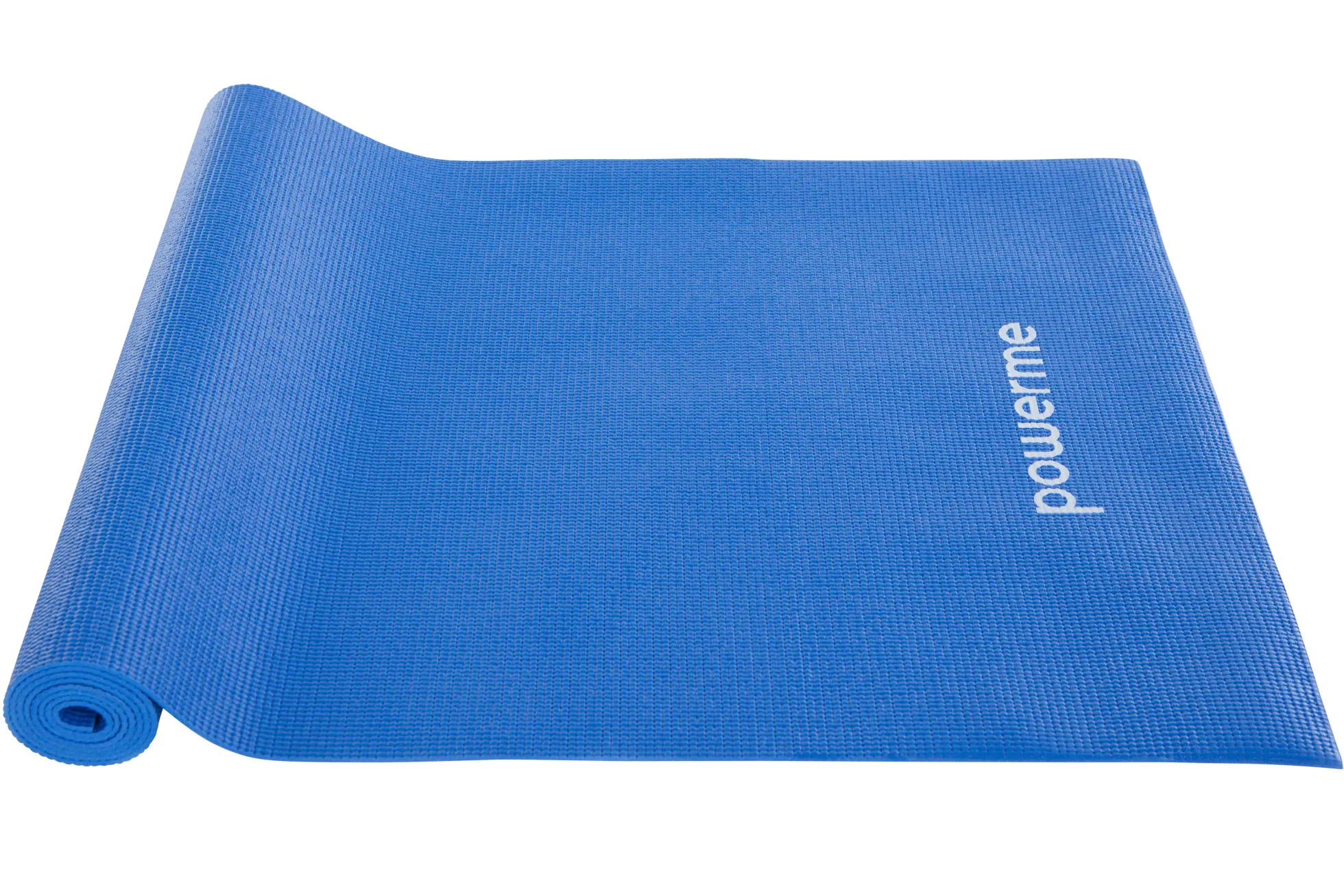 Powerme yogamåtte blå