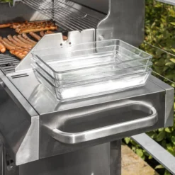 Premium gasgrill med 4 brændere og sideblus