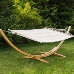 Premium hængekøje 200x150cm hvid