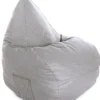Premium oval sækkestol beige