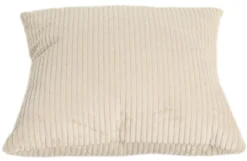 Pude fløjl beige 50x50cm