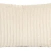 Pude fløjl beige 60x40cm