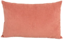 Pude fløjl rosa 60x40cm