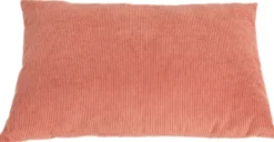 Pude fløjl rosa 60x40cm