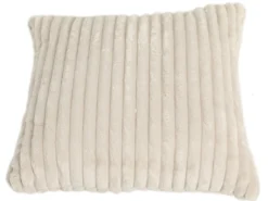 Pude imiteret pels beige 50x50cm