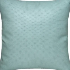 Pude læder mintgrøn 38x38cm