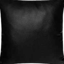 Pude læder sort 38x38cm