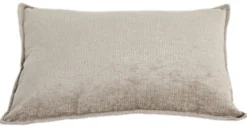Pude velour gråbrun 60x40cm
