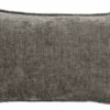Pude velour grå 60x40cm