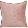 Pude velour rosa 50x50cm
